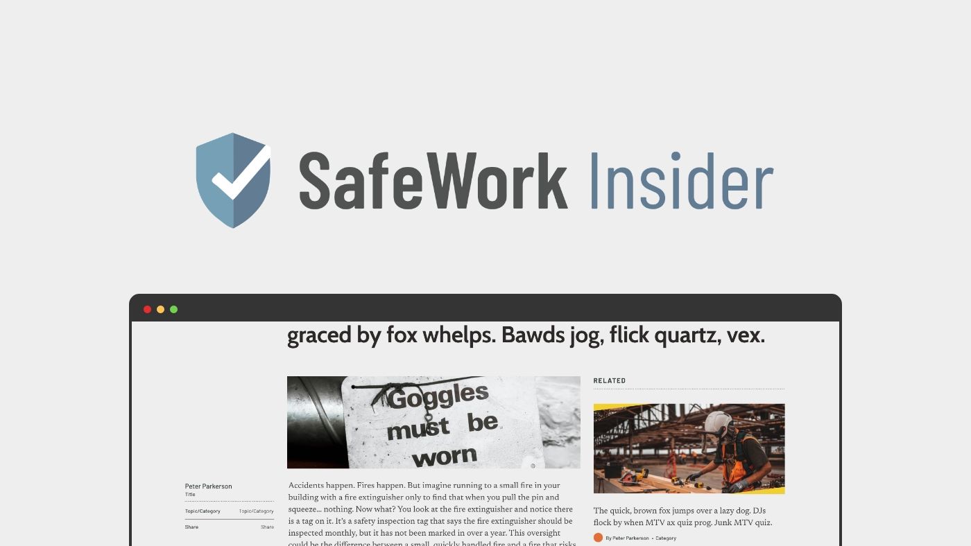 Compliance Signs: SafeWork Insider Blog