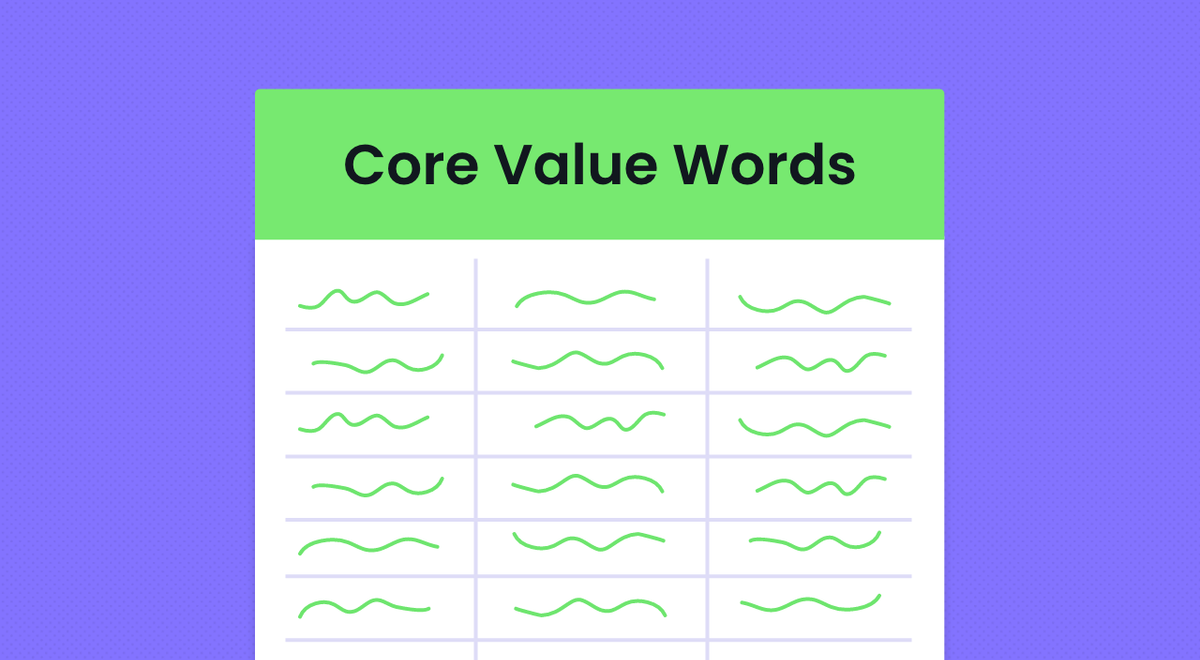 A Big List of Core Value Words