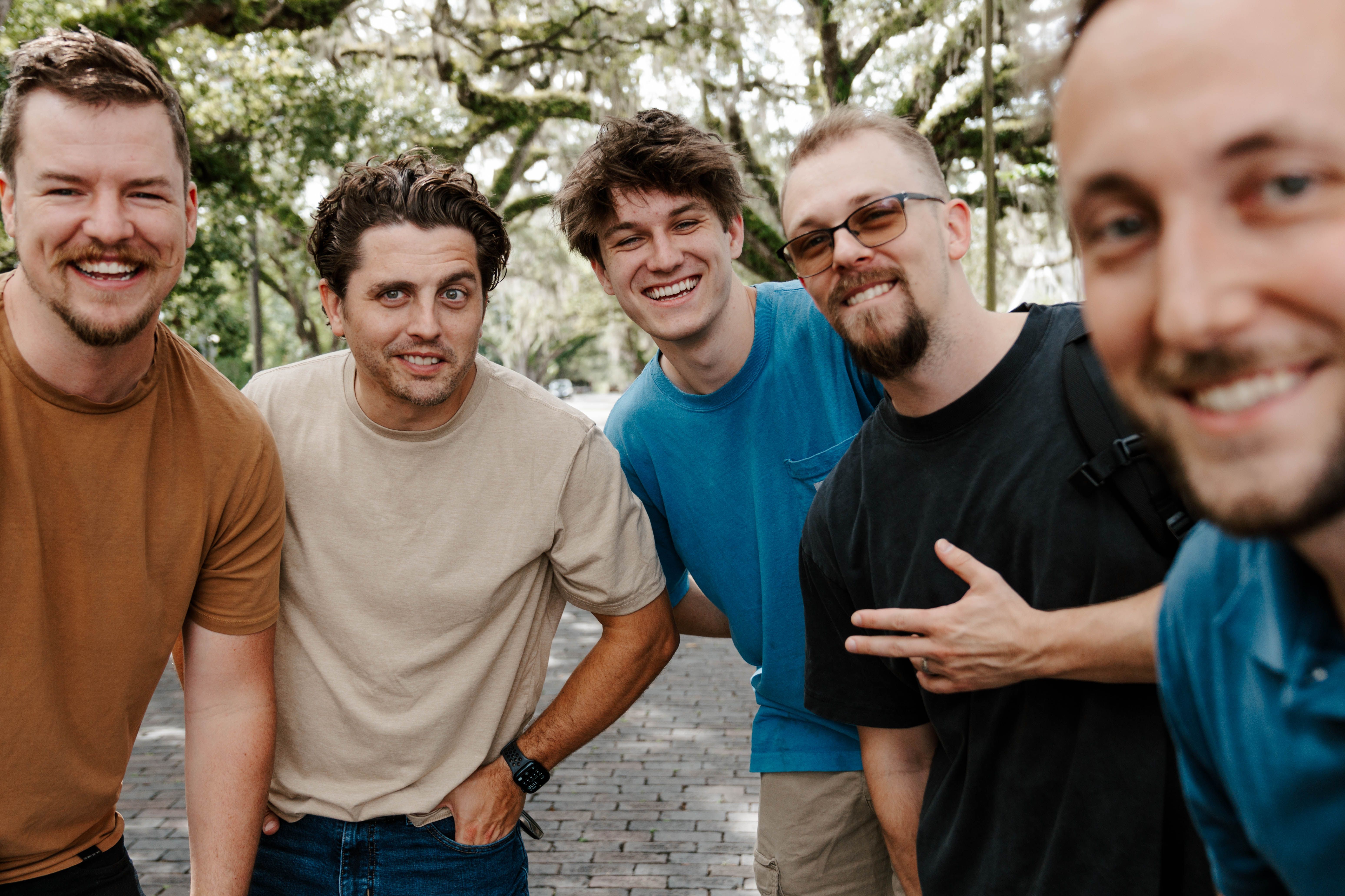 The Kelp Creative Agency team together outdoors