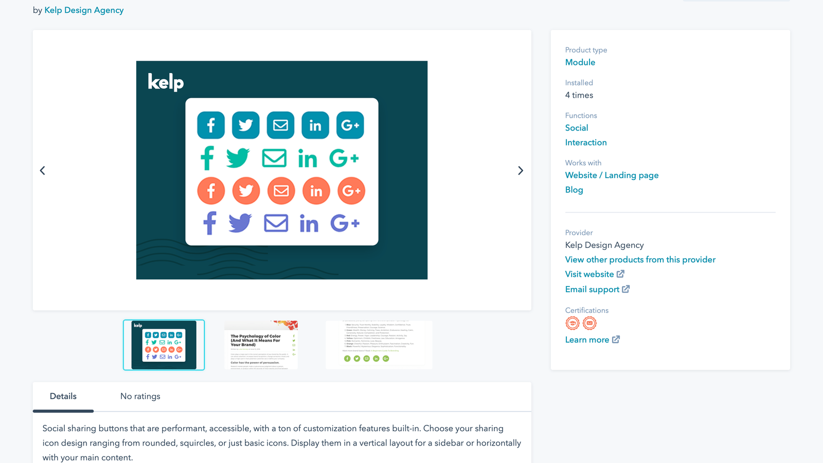 Our first HubSpot Custom Module is now available in the HubSpot Marketplace which marks Kelp&#8217;s official debut in any digital marketplace. Why Social Sharing Buttons? There are a million social&#8230; 

